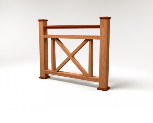 Ограждение из ДПК FG2 терракот купить в Стерлитамаке