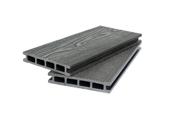 Террасная доска ДПК POLIVAN GROUP 3D+вельвет пустотелая двухсторонняя DENPASAR чёрный купить в Стерлитамаке