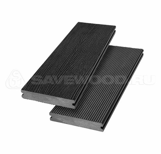 Террасная доска SW Abies (R) - радиальный распил Черный купить в Стерлитамаке