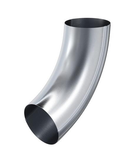 Водосток Aquasistem, Система 150/100 - Колено трубы оцинковка купить в Стерлитамаке