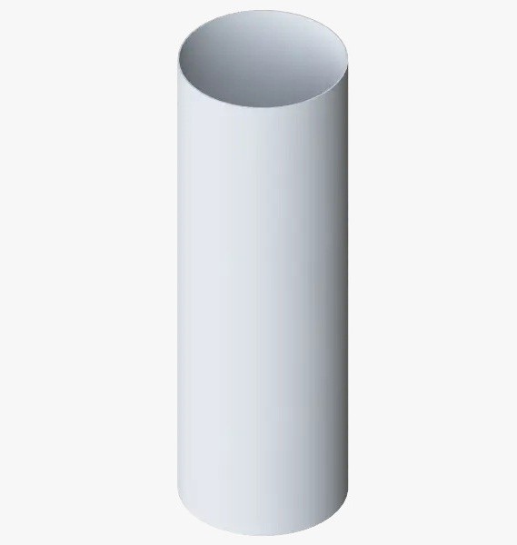 Водосток Альта-Профиль ПВХ – Труба водосточная 4м (белый) купить в Стерлитамаке