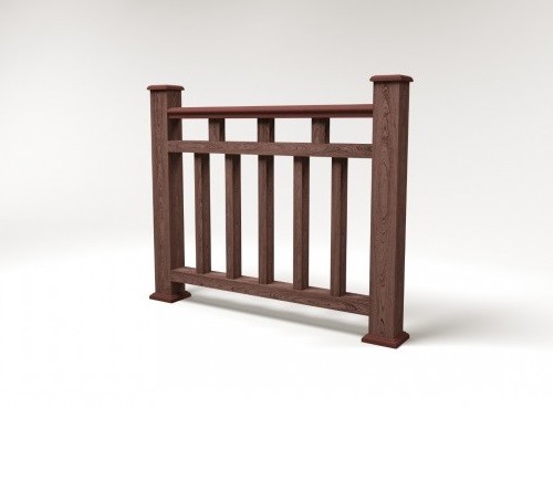 Ограждение из ДПК FG1 шоколад купить в Стерлитамаке