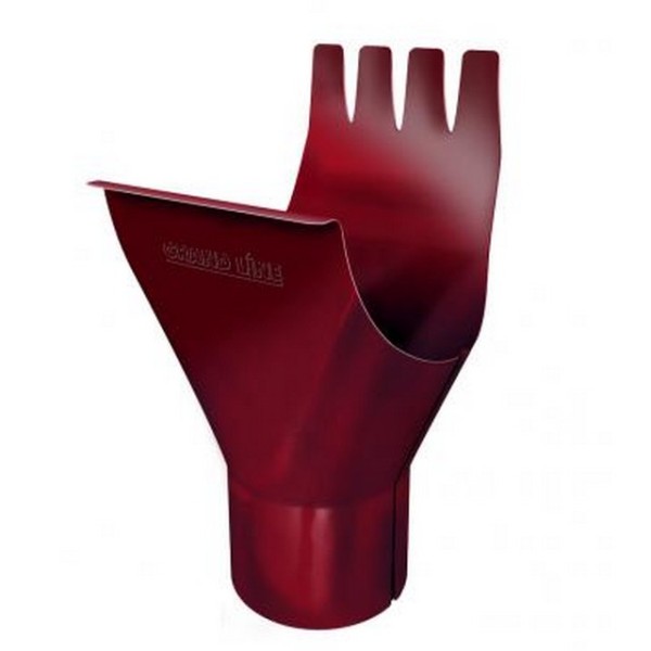 Водосток Grand Line 125x90 – Воронка желоба RAL 3005 купить в Стерлитамаке