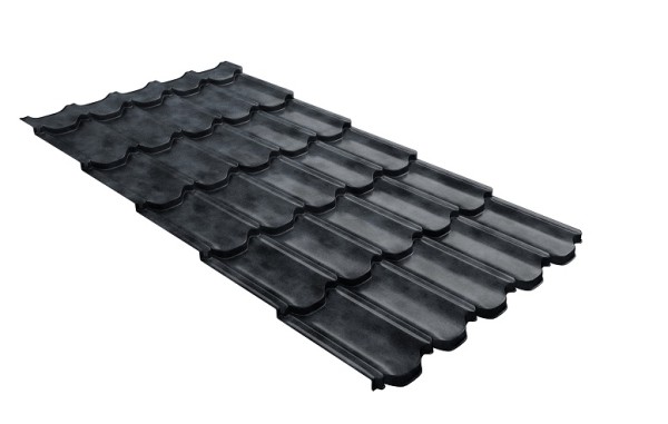 Металлочерепица квинта плюс с 3D резом 0,45 Safari Grey купить в Стерлитамаке