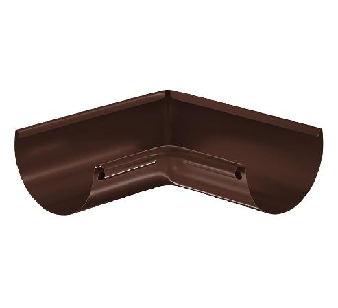 Водосток Aquasistem, система 125x90 - Угол желоба, внутренний 90° RAL 8017 Коричневый купить в Стерлитамаке
