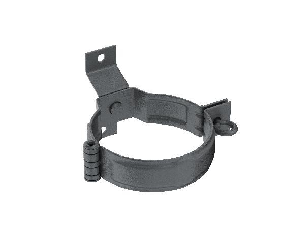 Водосток Aquasistem, Система 125/90 - Декоративный хомут трубы под дерево с комплектом крепления RR 23 Маренго matt купить в Стерлитамаке