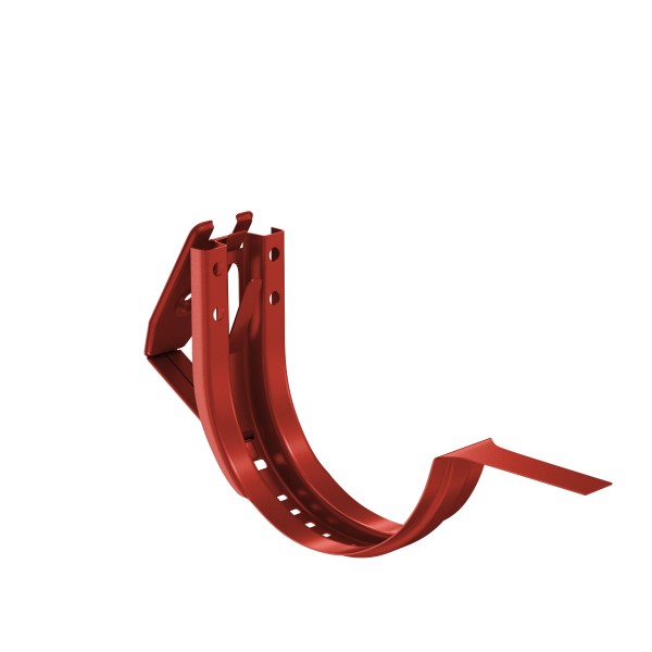 Водосток Aquasistem, система 125x90 - Крюк крепления желоба короткий регулируемый RR 29 Бургундский купить в Стерлитамаке