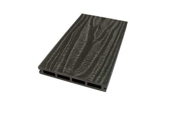 Террасная доская ДПК NanoWood Nature 3D (20мм) пустотелая Графит купить в Стерлитамаке