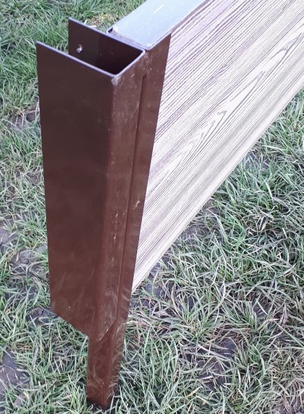 Угловой элемент металл, 90° для доски 300х30 мм Holzhof купить в Стерлитамаке