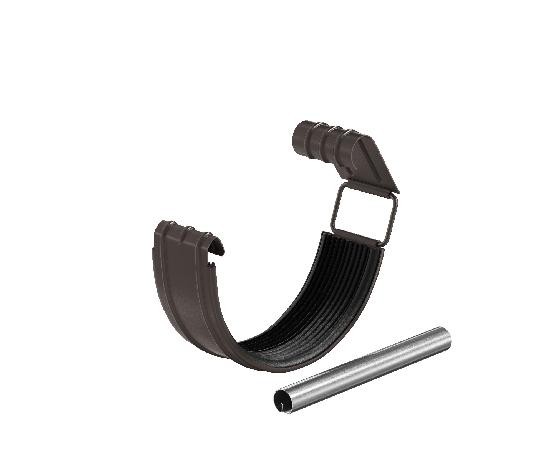 Водосток Aquasistem, система 150/100 - Соединитель желоба в комплекте RR 32 Тёмно-Коричневый купить в Стерлитамаке