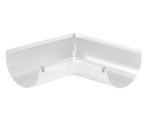 Водосток Aquasistem, система 150/100 - Угол желоба, внутренний 90° RAL 9003 Белый купить в Стерлитамаке