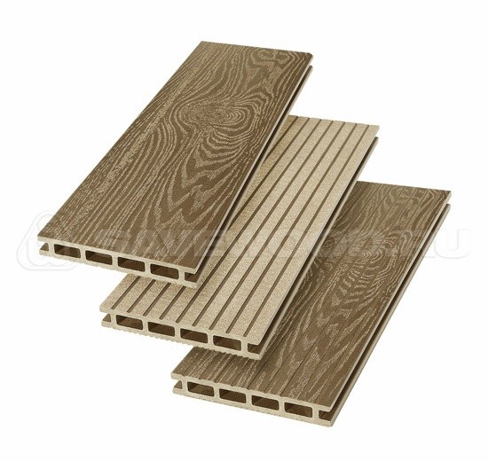 Террасная доска из ДПК SW Carpinus (T) — двухсторонняя тик купить в Стерлитамаке