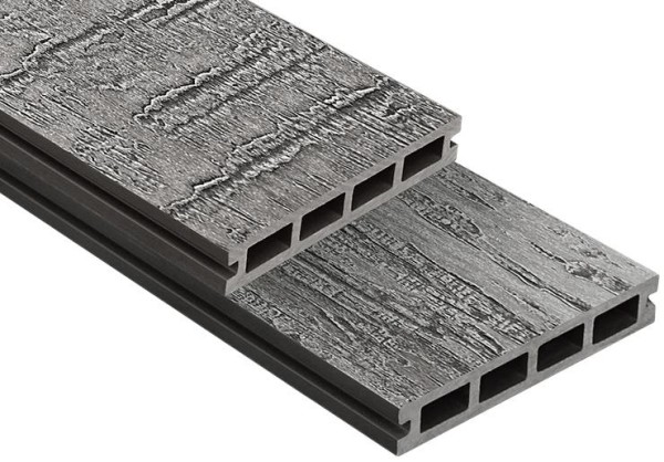Террасная доска ДПК Outdoor 3D VIRGINIA/COLORADO темно-серая купить в Стерлитамаке