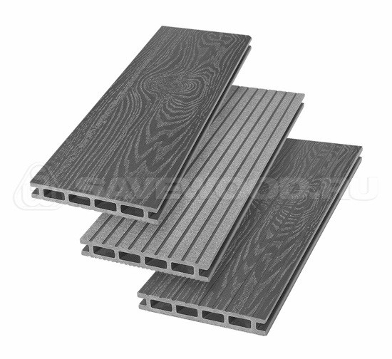 Террасная доска из ДПК SW Carpinus (T) — двухсторонняя графит купить в Стерлитамаке