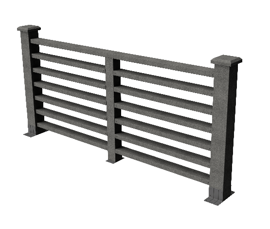 Ограждения декоративное ДПК GRINDERDECO Марсело серый базальт купить в Стерлитамаке