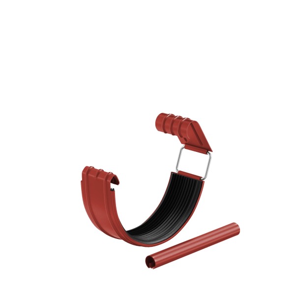 Водосток Aquasistem, система 125x90 - Соединитель желоба в комплекте RR 29 Бургундский купить в Стерлитамаке