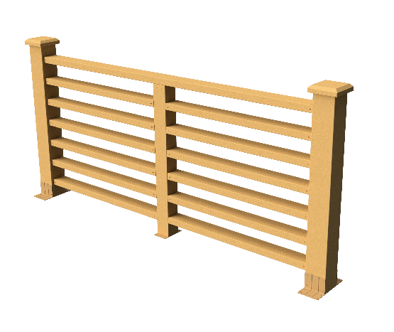 Ограждения декоративное ДПК GRINDERDECO Марсело песчаник купить в Стерлитамаке