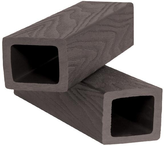 Балясина ДПК Polivan SINGARAJA 3D фактура дерева, темно-коричневый купить в Стерлитамаке