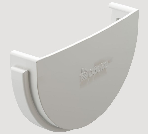 Заглушка желоба ПВХ Docke STANDART пломбир купить в Стерлитамаке