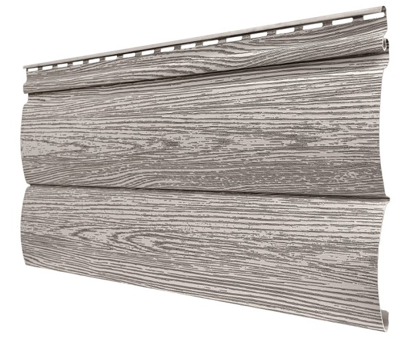 Виниловый сайдинг tecos, серия lux - оцилиндрованный брус двойной, - алтайская берёза купить в Стерлитамаке