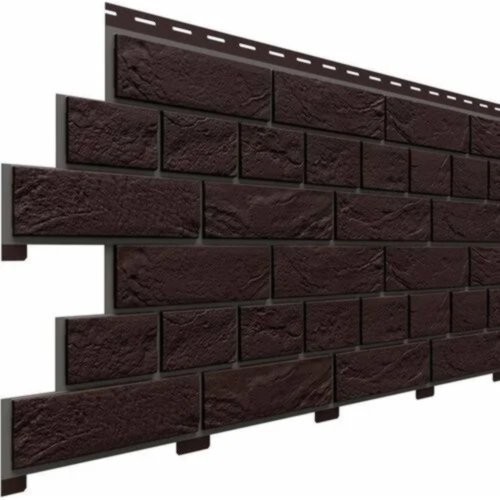 Фасадная панель Доломит Кирпич Славянка Коричневый  купить в Стерлитамаке