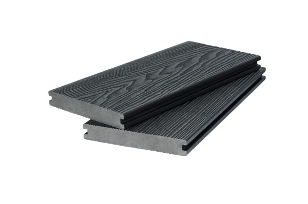 Доска террасная 3D фактура дерева POLIVAN GROUP двухсторонняя полнотелая SINGARAJA чёрный купить в Стерлитамаке