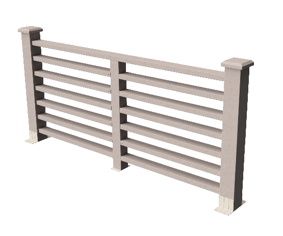 Ограждения декоративное ДПК GRINDERDECO Марсело выбеленый дуб купить в Стерлитамаке