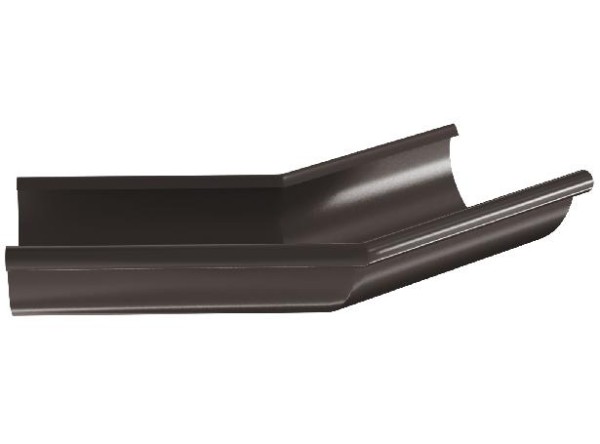 Водосток Aquasistem, система 150/100 - Угол желоба, наружный 135° RR 32 Тёмно-Коричневый купить в Стерлитамаке