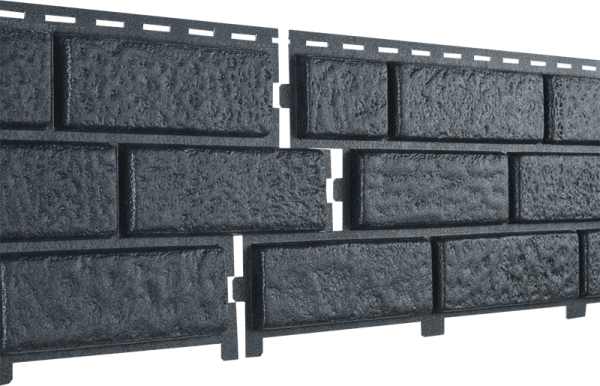 Фасадная панель Ю-Пласт Стоун Хаус Кирпич Графитовый купить в Стерлитамаке