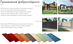 Фибросайдинг DECOVER 3600 x 190 x 8 мм Brown