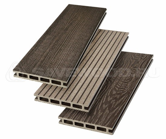 Террасная доска из ДПК SW Carpinus (R) — двухсторонняя темно-коричневый купить в Стерлитамаке