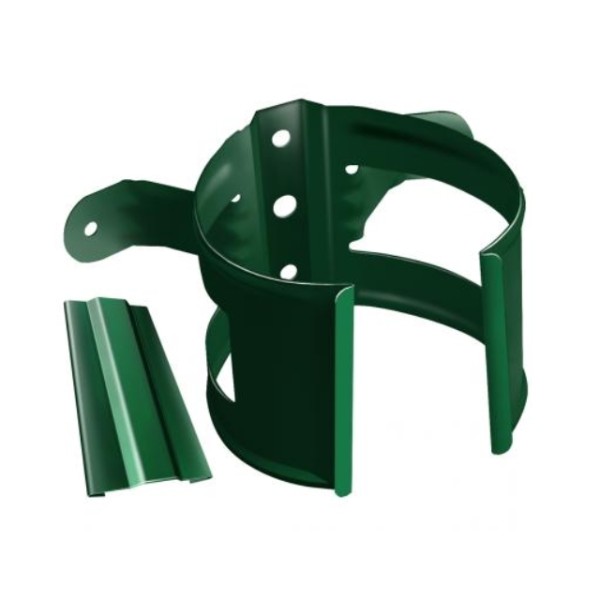 Водосток Grand Line 125x90 – Хомут трубы (на дерево) RAL 6005 купить в Стерлитамаке