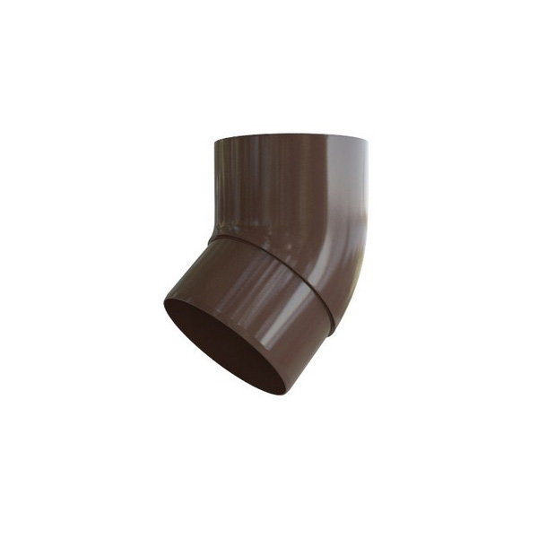 Водосток Альта-Профиль ПВХ – Колено 67 (коричневый) купить в Стерлитамаке