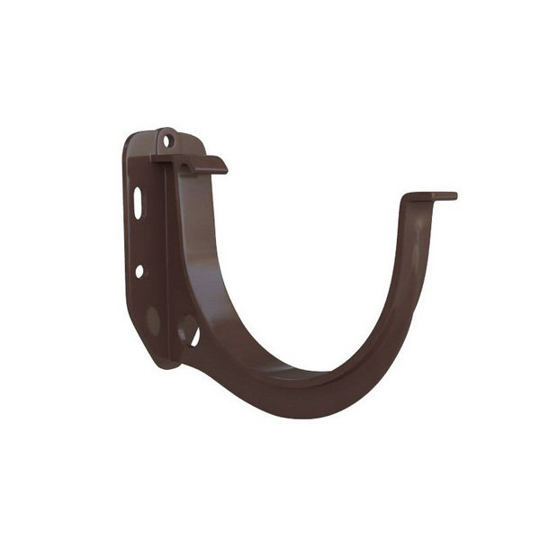 Водосток Альта-Профиль ПВХ – Кронштейн желоба водосточный (коричневый) купить в Стерлитамаке