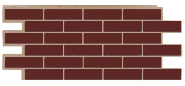 Фасадная панель T-Сайдинг - Кирпич Модерн Коричневый купить в Стерлитамаке