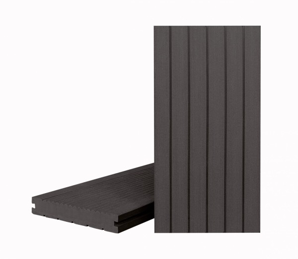 Террасная доска Классик Чёрное дерево (полнотелая с пазом) купить в Стерлитамаке