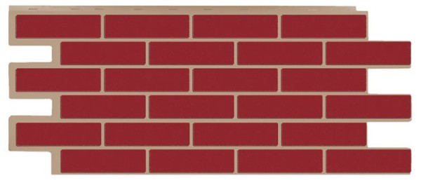 Фасадная панель T-Сайдинг - Кирпич Модерн Красный купить в Стерлитамаке