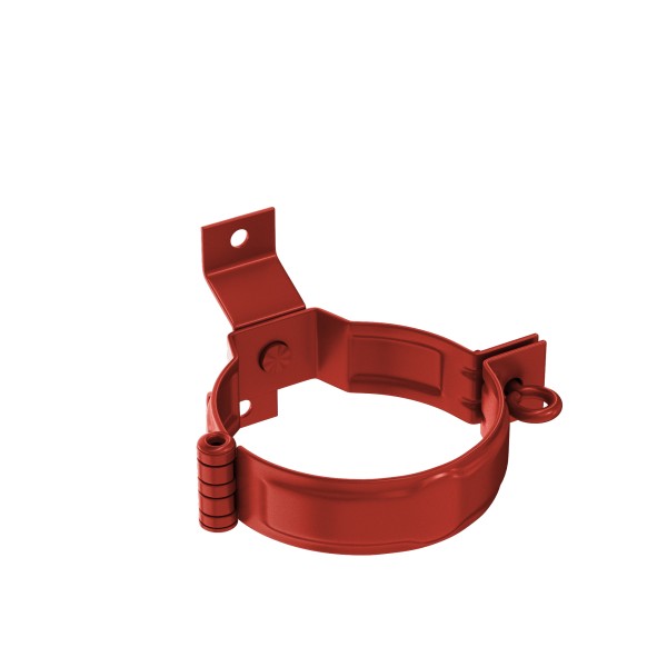 Водосток Aquasistem, система 150x100 - Декоративный хомут трубы под дерево с комплектом крепления RR 29 Бургундский купить в Стерлитамаке