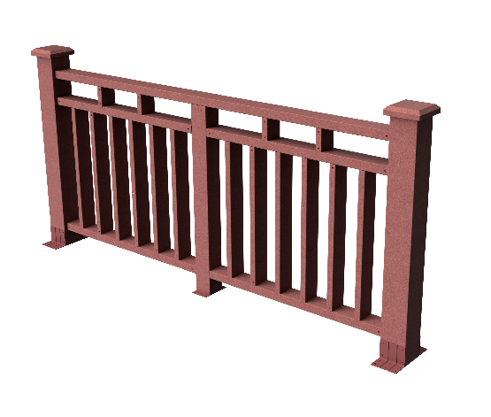 Ограждения декоративное ДПК GRINDERDECO Европа мербау купить в Стерлитамаке