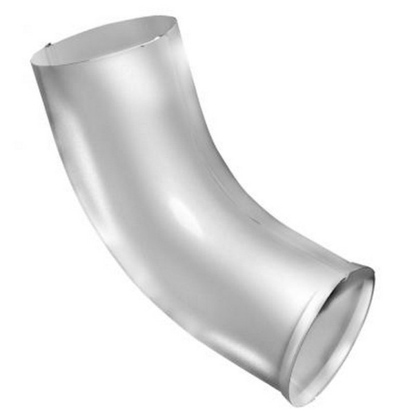 Водосток Grand Line 125x90 – Колено сливное RAL 9003 купить в Стерлитамаке