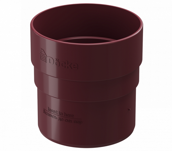 Муфта соединительная ПВХ Docke STANDART красный купить в Стерлитамаке