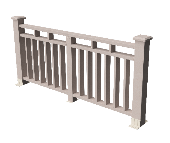 Ограждения декоративное ДПК GRINDERDECO Европа выбеленый дуб купить в Стерлитамаке