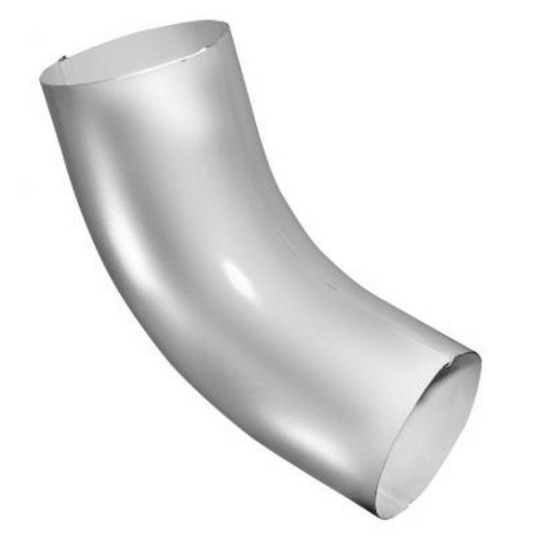 Водосток Grand Line 125x90 – Колено трубы RAL 9003 купить в Стерлитамаке