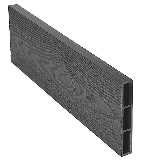 Доска для грядок и клумб из ДПК NauticPrime, 25х150х2950 серый купить в Стерлитамаке