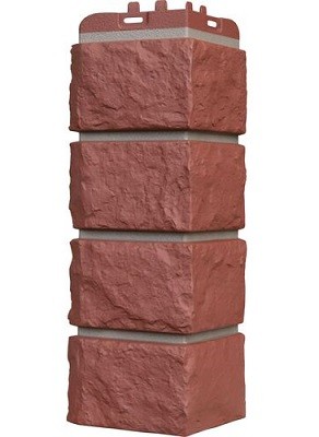 Угол наружный Grand Line Колотый Камень Корица, Шов темно-бежевый купить в Стерлитамаке