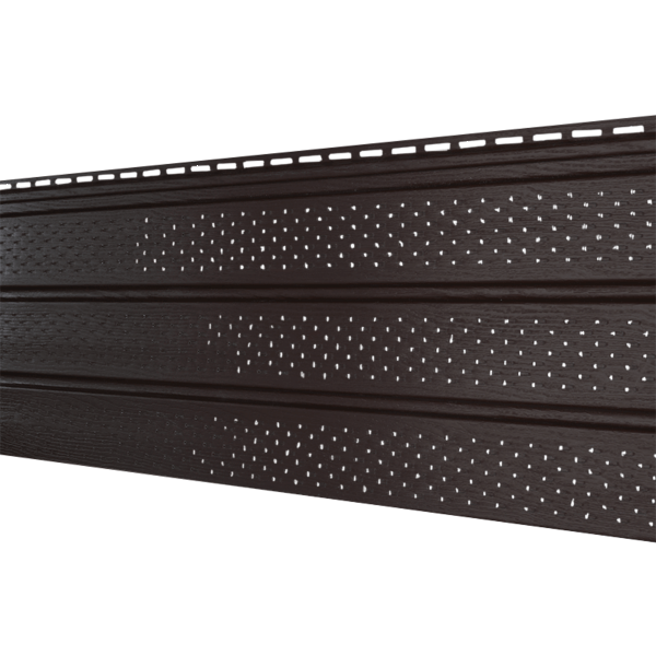 Софит Ю-Пласт Классический, с полной перфорацией коричневый купить в Стерлитамаке