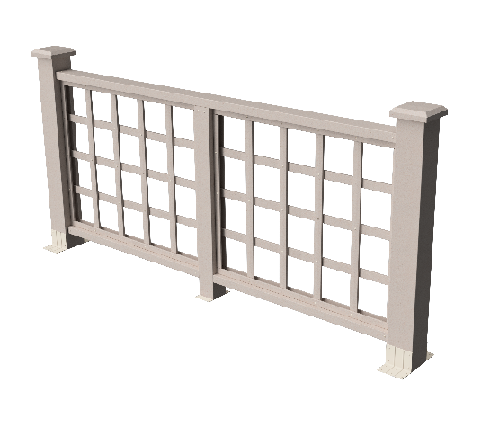 Ограждения декоративное ДПК GRINDERDECO Дувр выбеленый дуб купить в Стерлитамаке