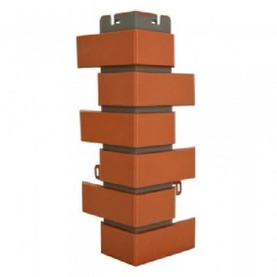 Наружный угол Клинкерный Кирпич красный купить в Стерлитамаке