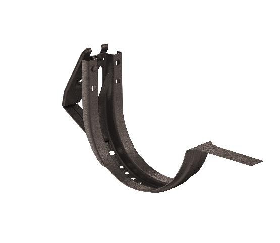 Водосток Aquasistem, Система 125x90 - Крюк крепления желоба короткий регулируемый RR 32 Тёмно-коричневый matt купить в Стерлитамаке