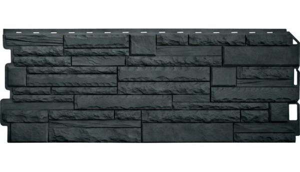 Фасадная панель Альта-Профиль Скалистый камень ЭКО Графит купить в Стерлитамаке